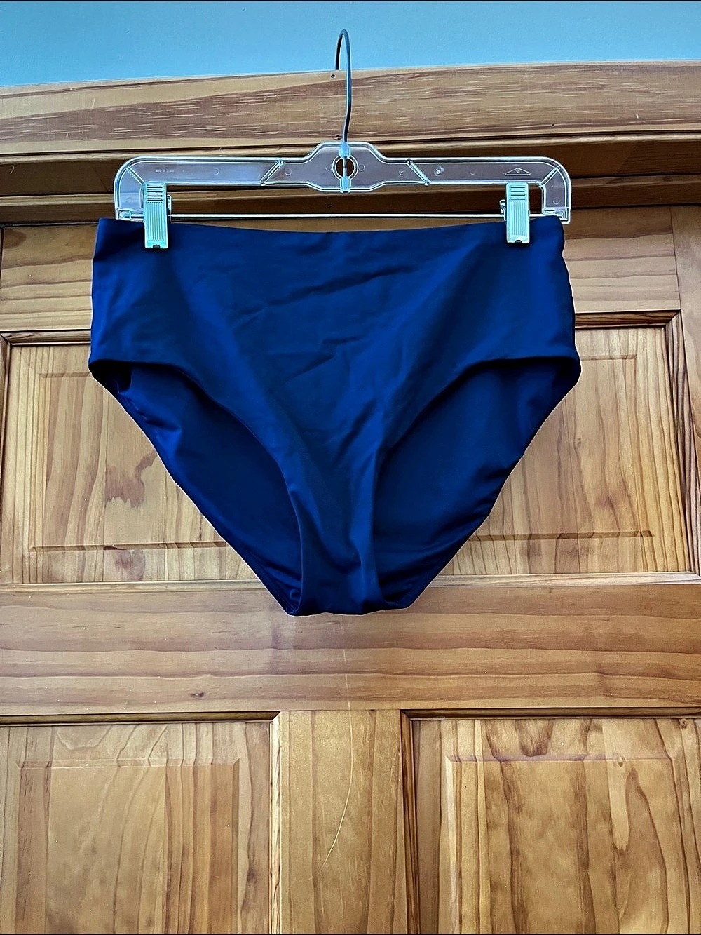 Lands' End Chlorine Resistant High Waisted Bikini Bottoms High Waist Swim Brief